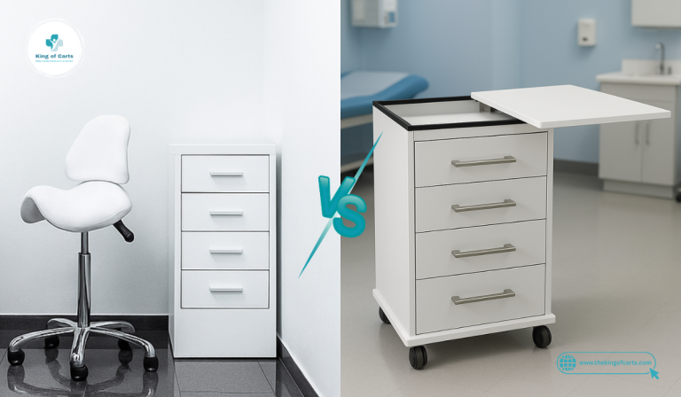 Mobile Carts vs. Fixed Cabinets: What’s Best for Your Dental Practice?