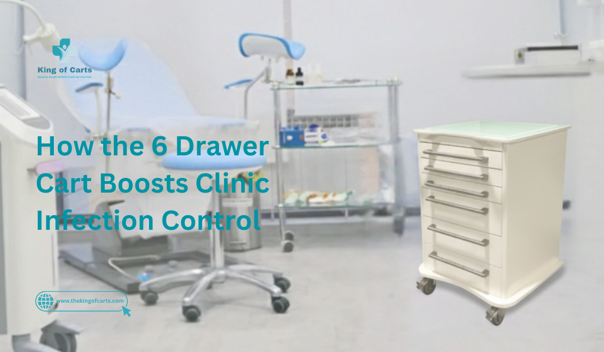 How the 6 Drawer Mobile Cart Supports Infection Control in Clinics