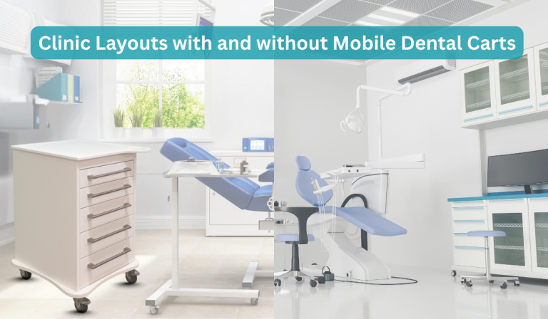 Clinic Layouts with and without Mobile Dental Carts