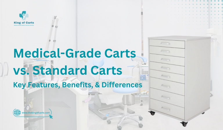 Medical-Grade Carts vs. Standard Carts: Key Features, Benefits, and Differences